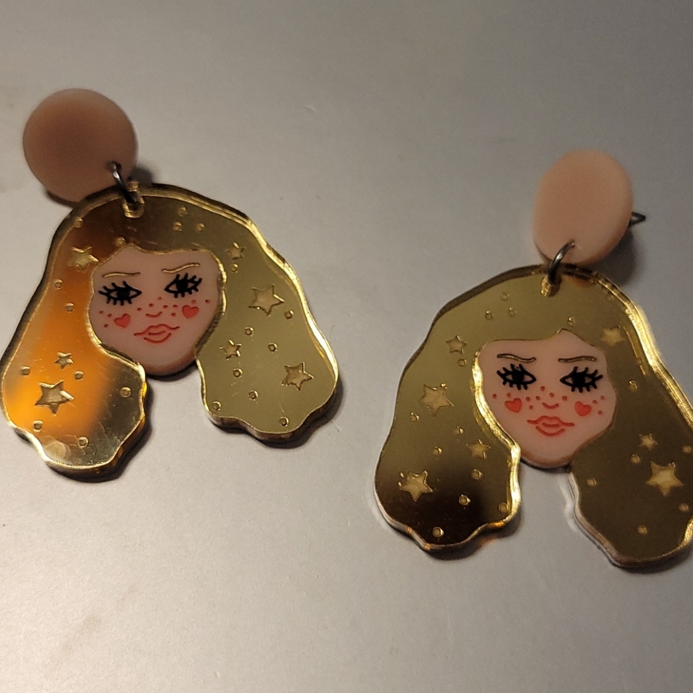Celestial girl earrings